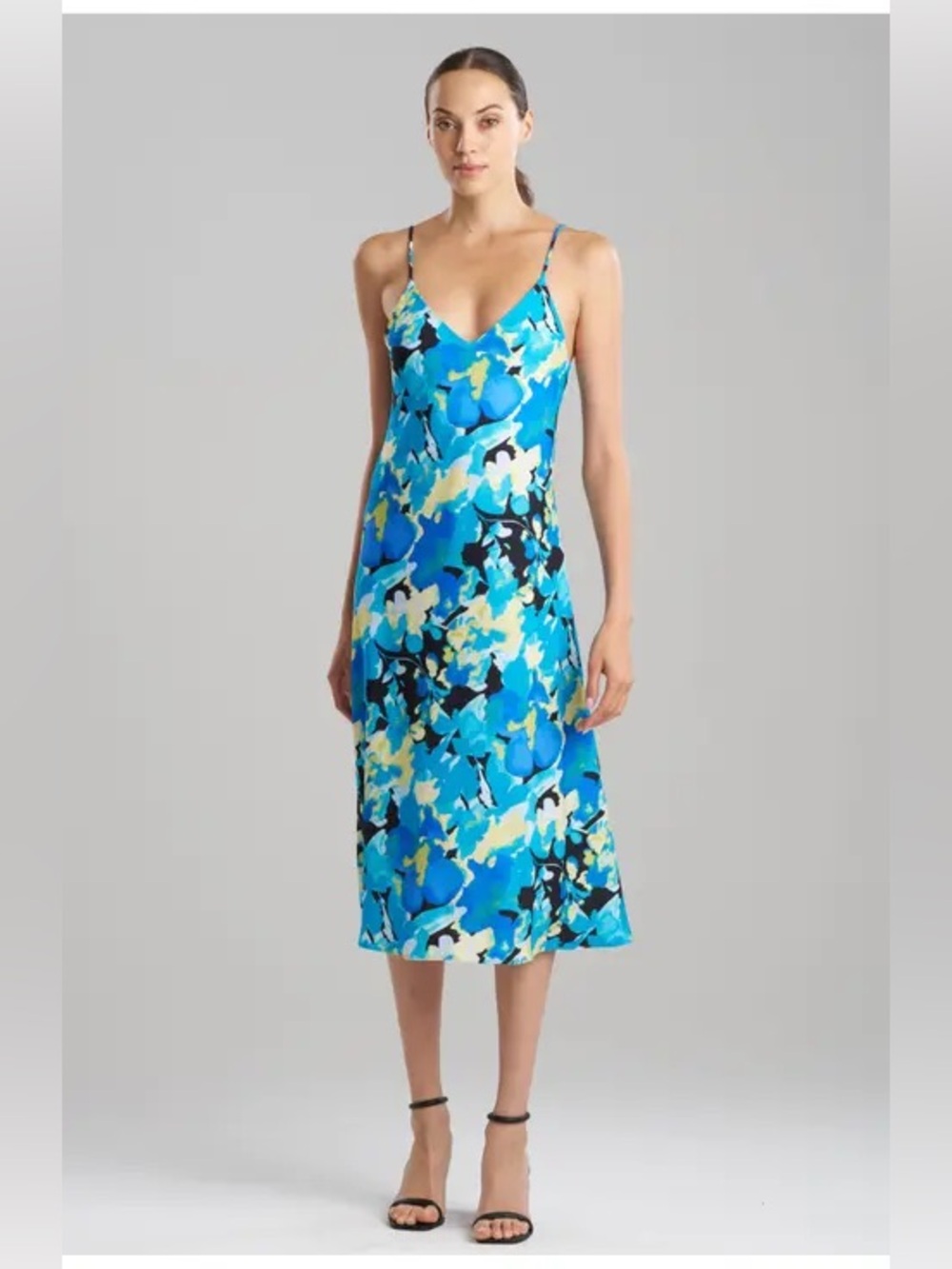 Natori Bright Floral Slip Dress